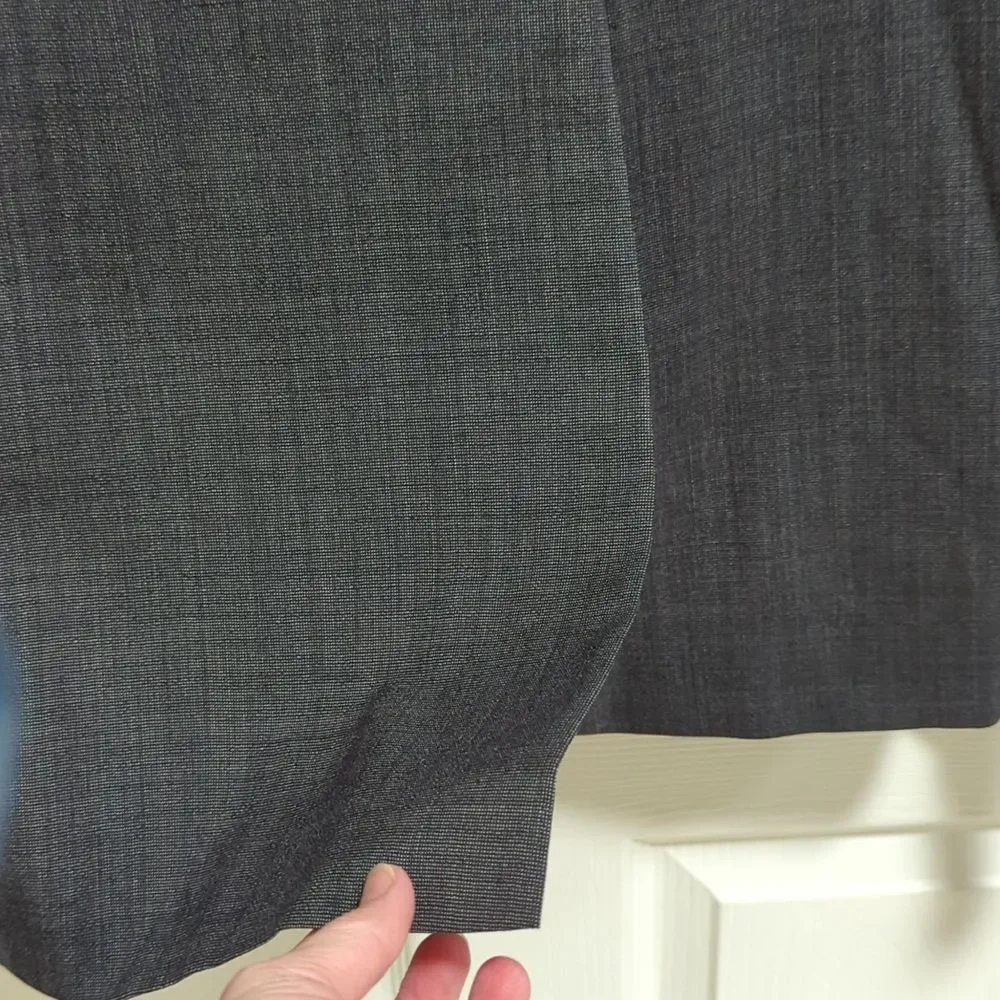 Goly LTD Custom Men's Dark Grey Tailored 100% Italian Wool Suit Single Vent 48R